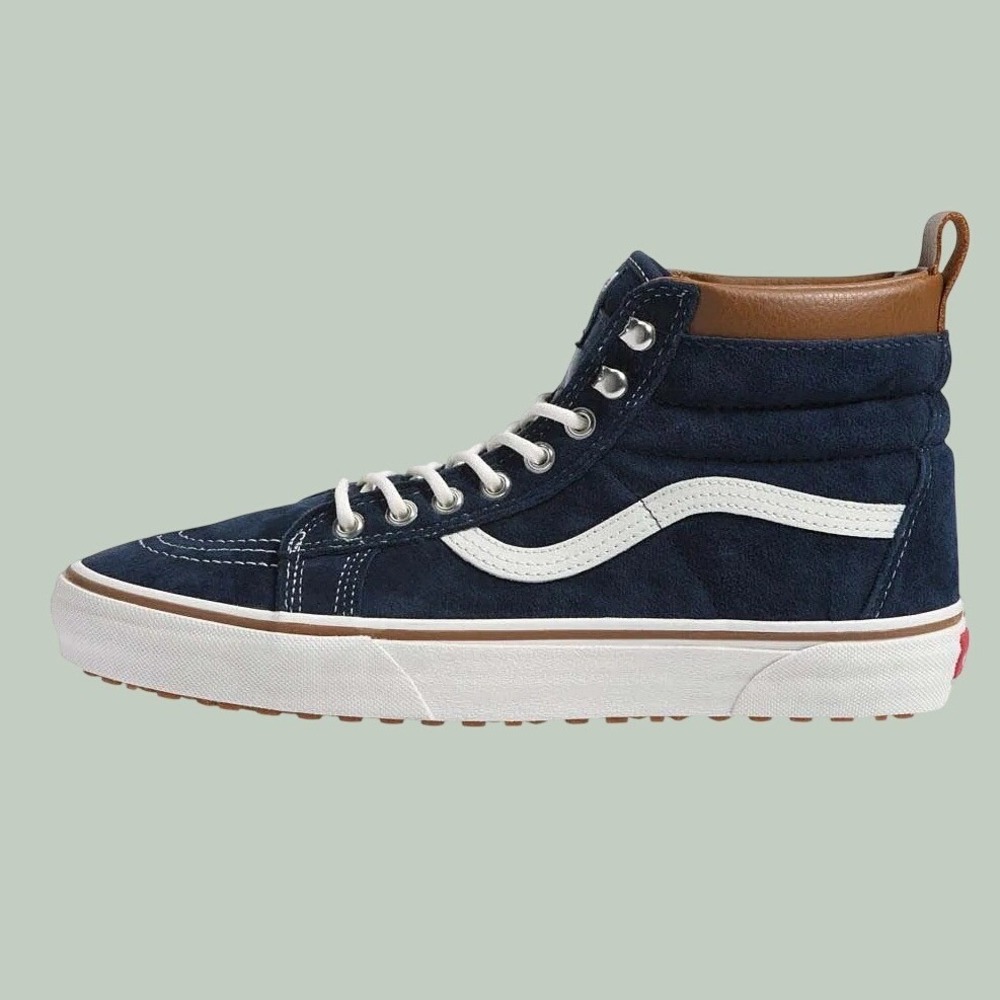 Vans Sk8-Hi MTE Navy Blue Suede All Weather Men's 8/Women's 9.5 UNISEX NEW